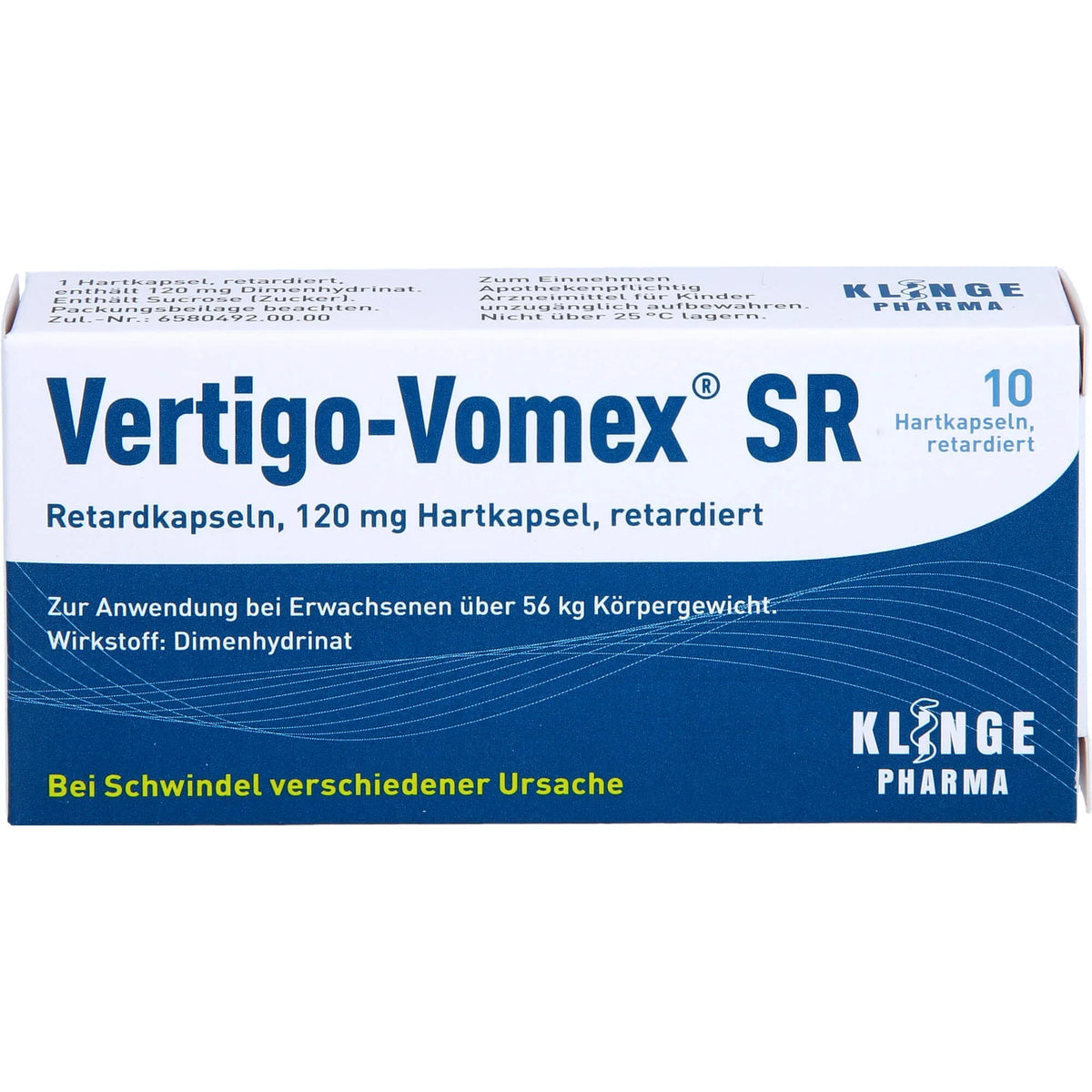 Vertigo-Vomex SR delayed-release, 10 capsules