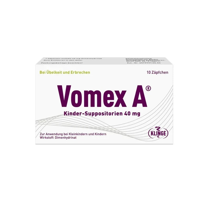 Vomex A 40 mg Kid's Suppositories