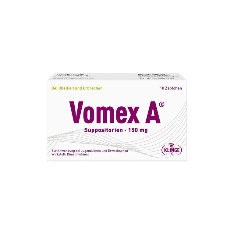 Vomex A 40 mg Kid's Suppositories