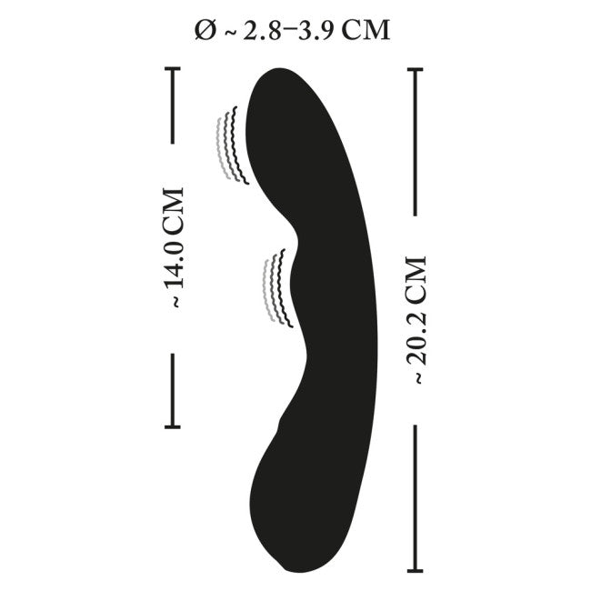XouXou E-Stim G-Spot Vibrator Black