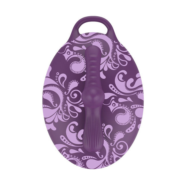 Bouncy Bliss Classic Sit-On Vibrator Purple