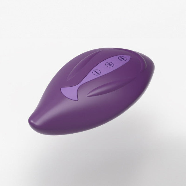 Bouncy Bliss Classic Sit-On Vibrator Purple
