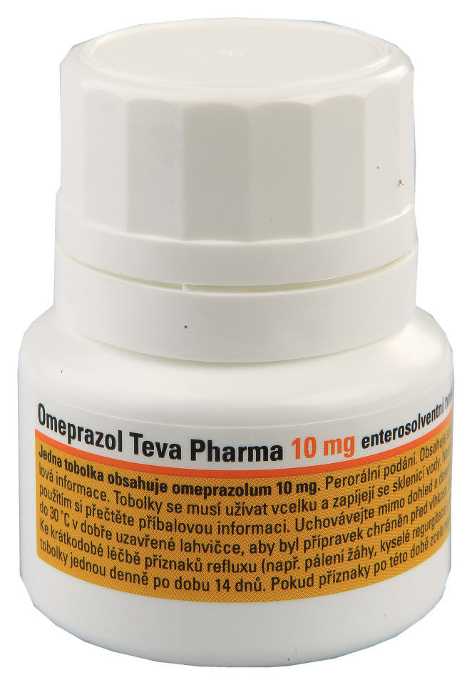 OMEPRAZOLE TEVA PHARMA 10MG 28 capsules