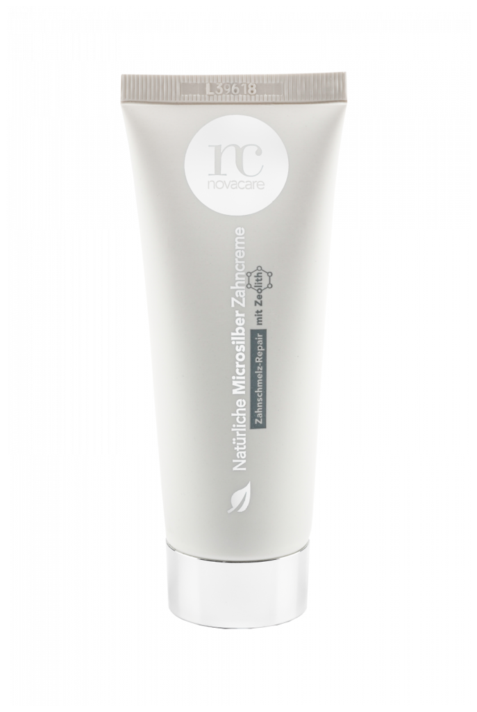 Novacare natural build-up toothpaste for tooth enamel repair with zeolite and microsilver 75 ml