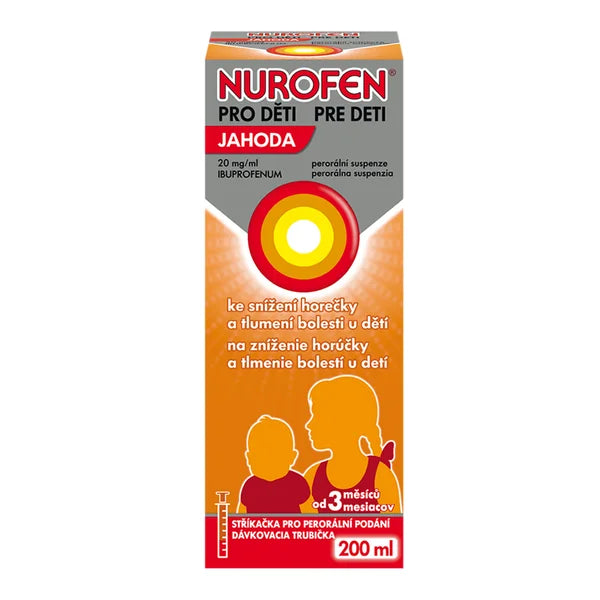 Nurofen for children 20 mg/ml strawberry suspension 200 ml
