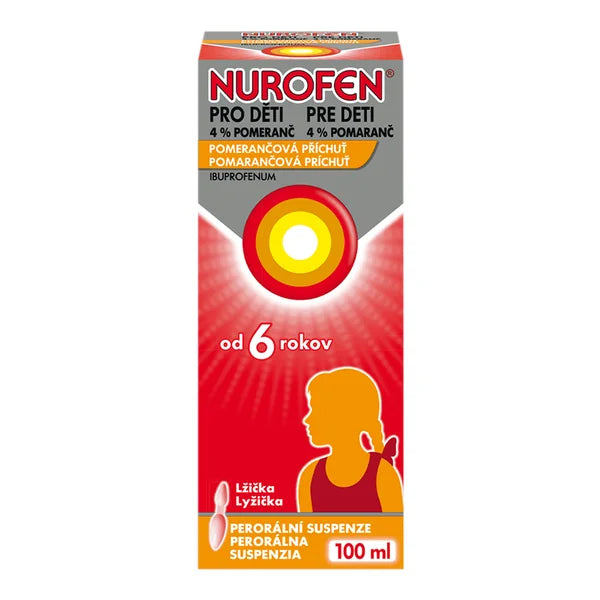 Nurofen for children 4% orange suspension 100 ml