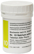 Adler Schuessler No.10 Sodium sulfuricum D6, 100 Chewable Tablets