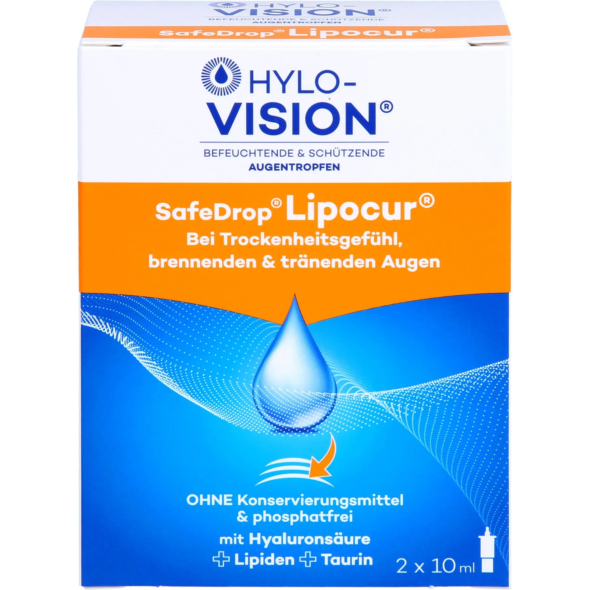 Hylo-Vision SafeDrop Lipocur, 20 ml