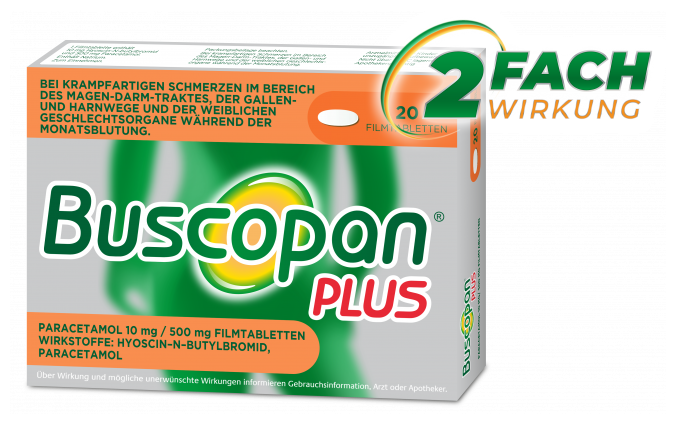 Buscopan plus 20 tablets