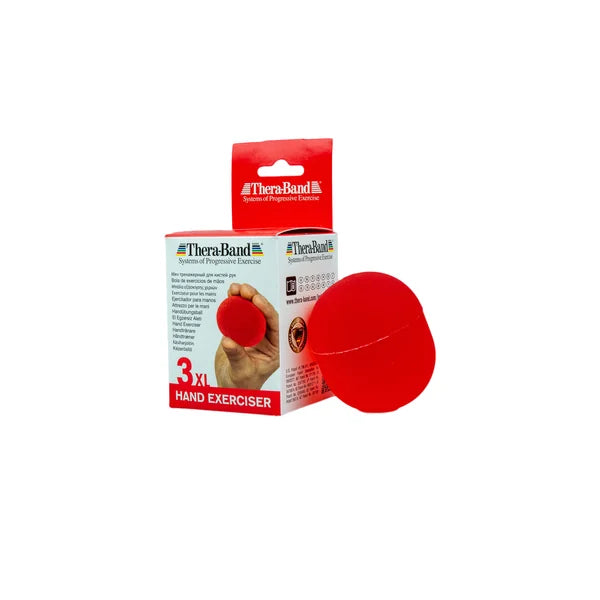 Thera-Band Hand Exerciser XL - hand strengthener gel egg red - soft