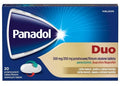 Panadol DUO 500/200mg, pain relief tablets 20 tablets