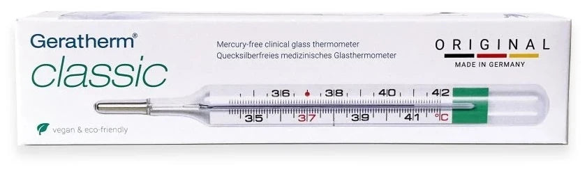 Geratherm Classic Glass thermometer Eco friendly Gallium