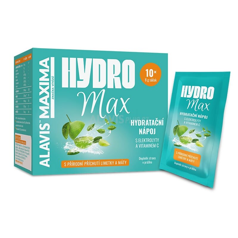ALAVIS MAXIMA HydroMax hydrating drink lime/mint 10 sachets x 8g