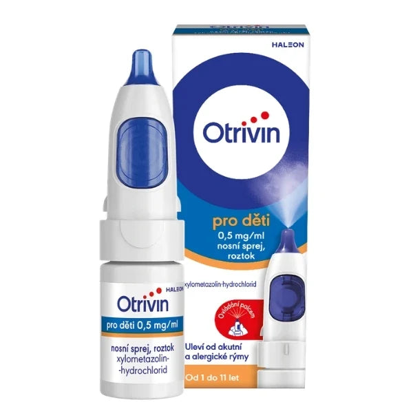 Otrivin For kid 0.5 mg / ml nasal spray 10 ml