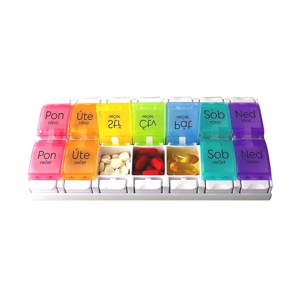 SimplyMed Weekly Medication Dispenser YHL015 Pill diary - Czech
