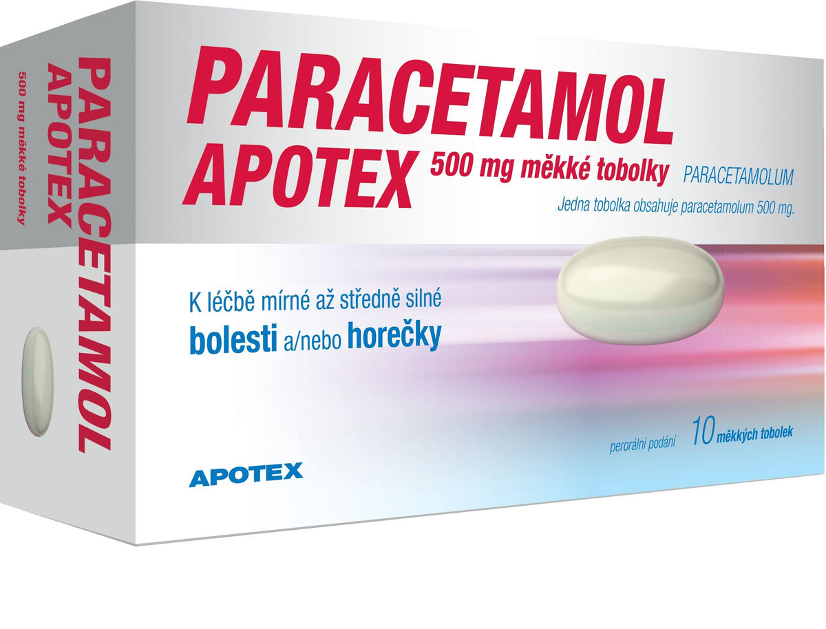 Paracetamol Apotex 500 mg 10 capsules