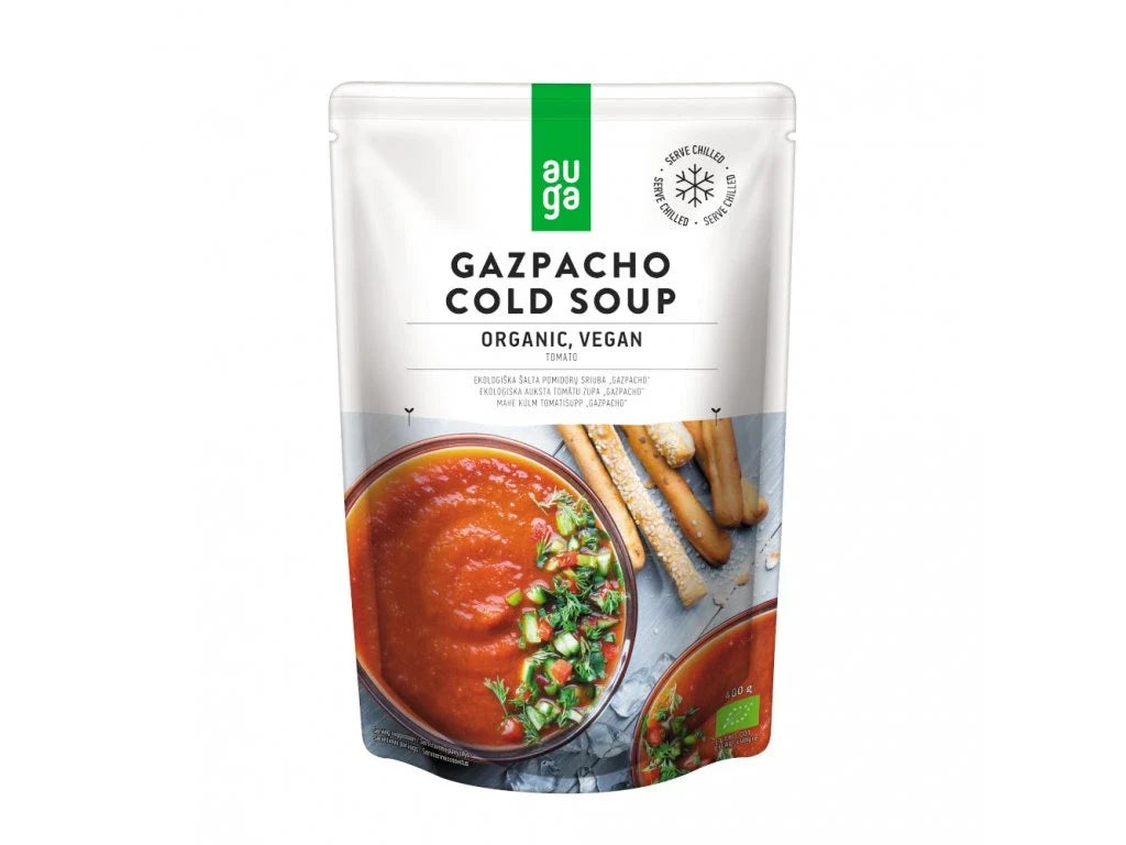 Auga Organic Vegan Gazpacho Cold Soup 400g
