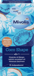 Mivolis herbal tea Coco Shape, 25 tea bags