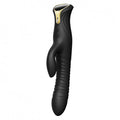 Zalo Mose Thrusting Rabbit Vibrator Black