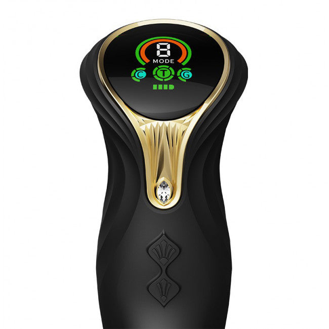 Zalo Mose Thrusting Rabbit Vibrator Black