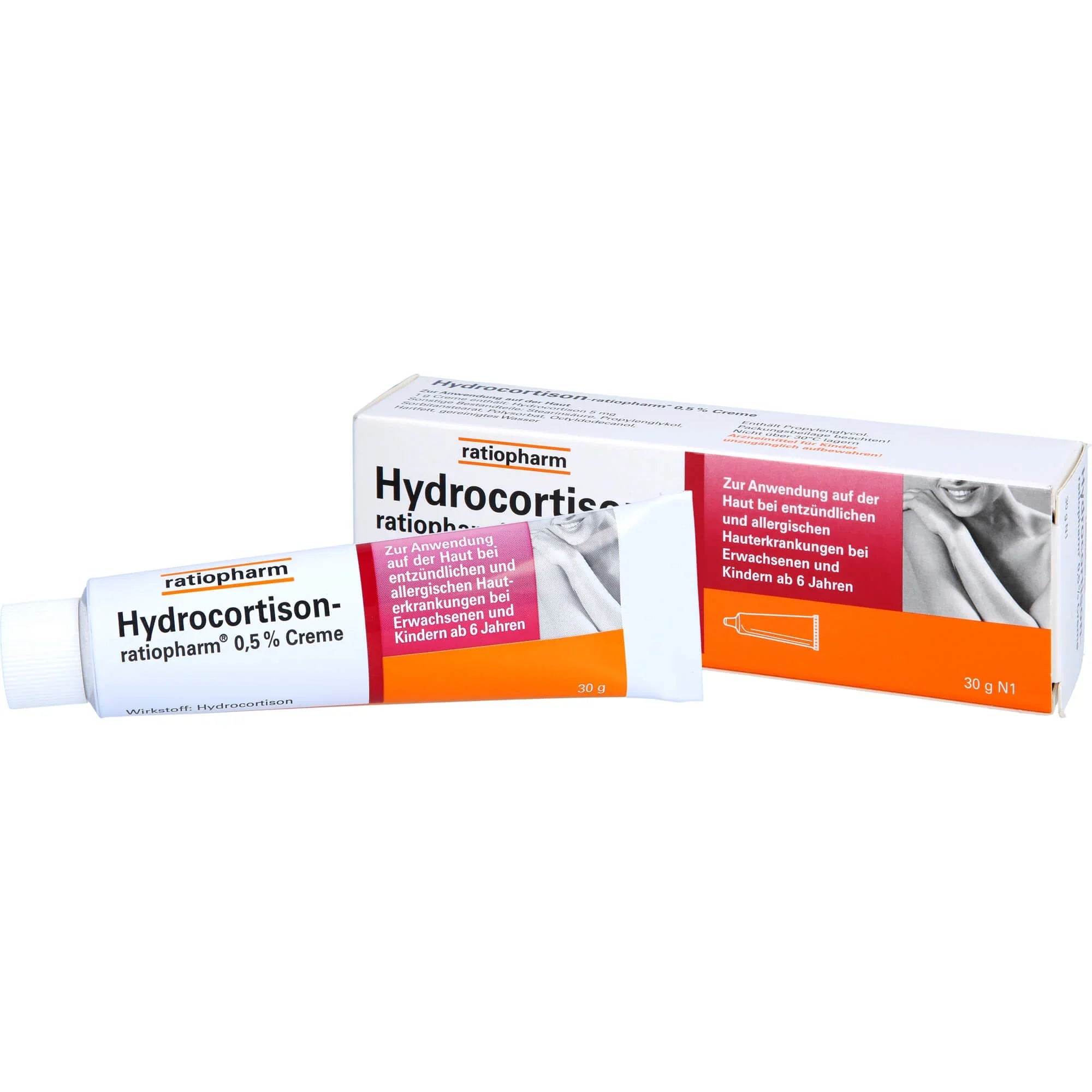 Hydrocortisone ratiopharm 0.5%, 30 g cream