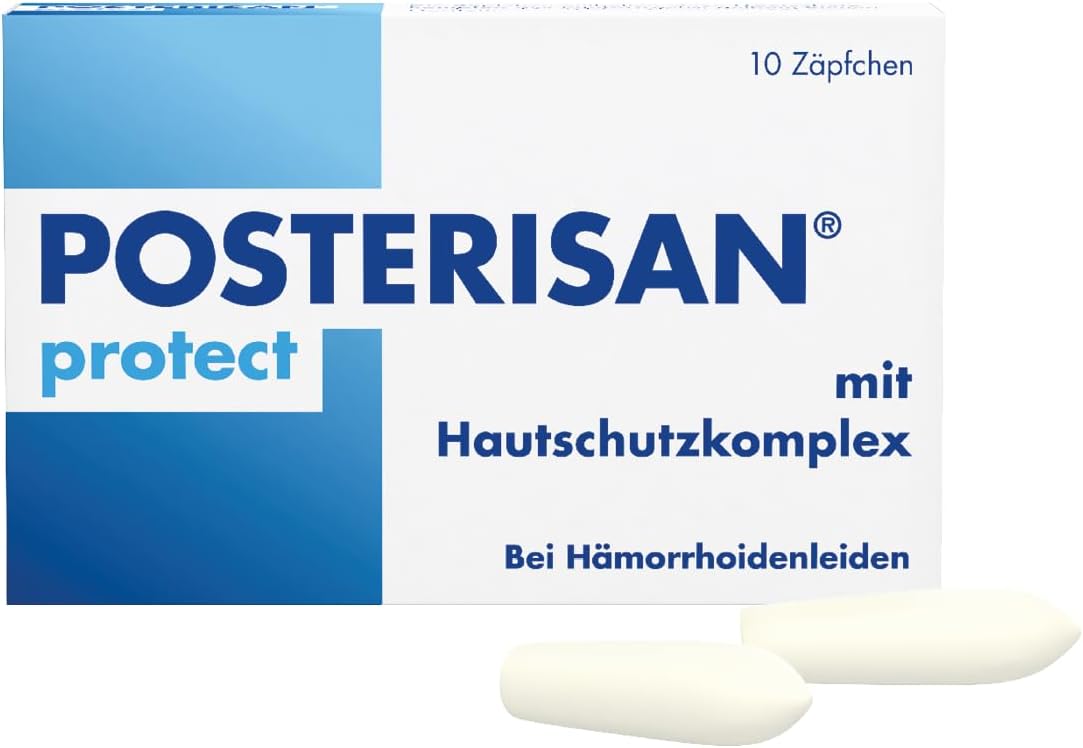 Posterisan Protect 60 mg Suppositories with Skin Protection Complex