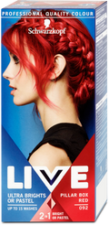 Schwarzkopf LIVE hair color Pillar box Red 92