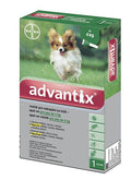 Advantix for dogs up to 4kg spot-on 1x0.4 ml