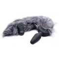 Tailz Vibrating Anal Plug With Tail Fox Gray
