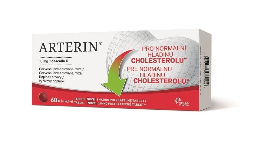 Arterin Cholesterol 60 tablets maintain normal blood cholesterol levels