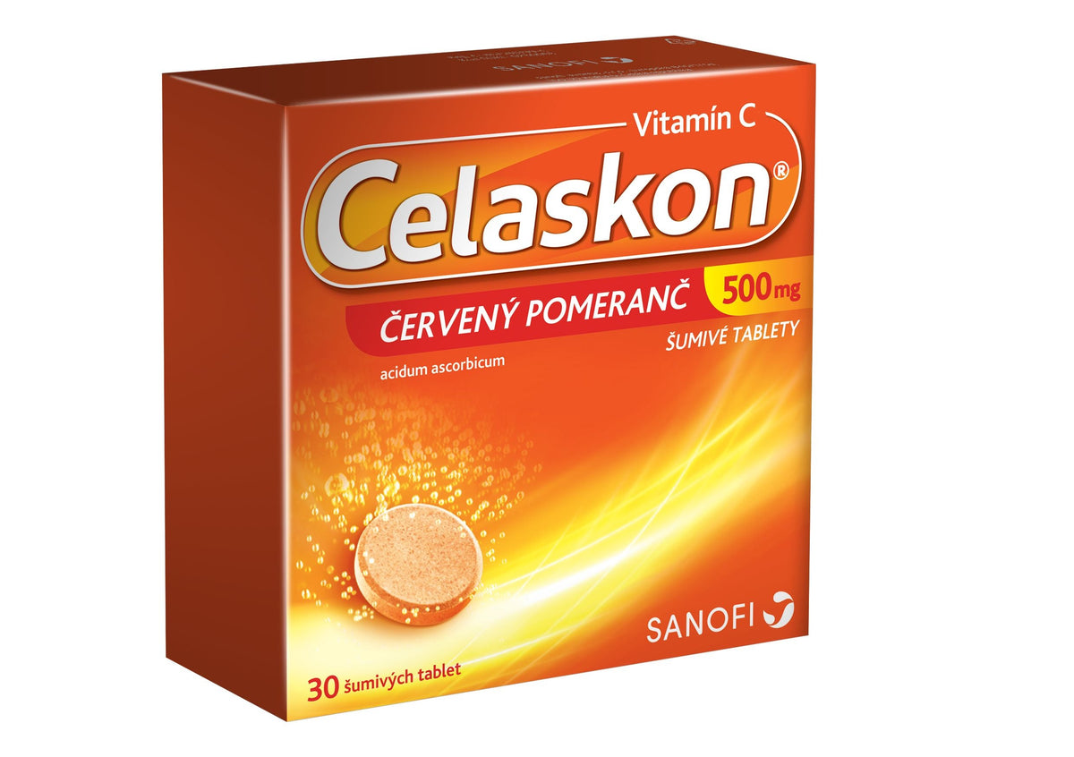Celaskon RED Grapefruit 500 mg 30 effervescent tablets