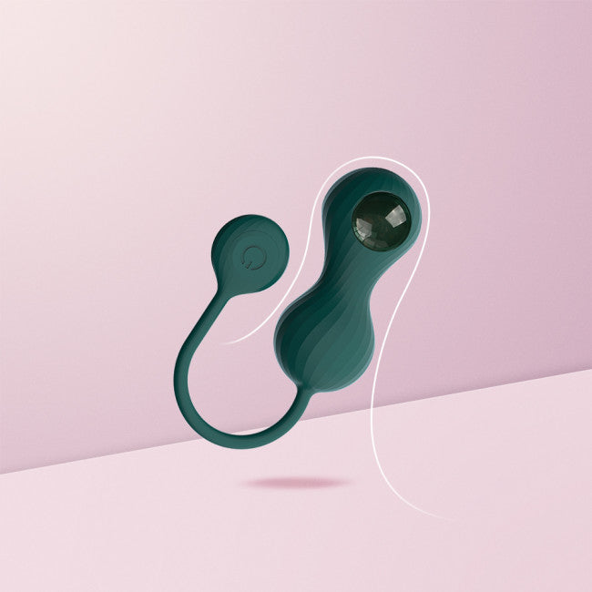 Magic Motion Crystal Duo Smart Kegel Vibrator with Weight Set