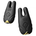 Zalo Nave Wireless Vibrating Nipple Clamps Obsidian Black