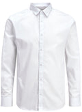 Jack&Jones PLUS JJJOE Slim Fit Men's Shirt White
