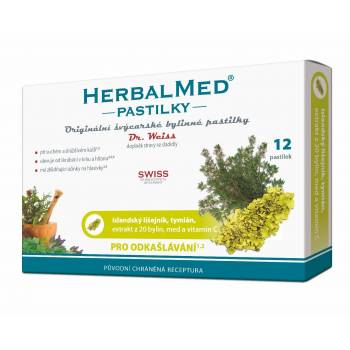 Dr. Weiss HerbalMed Icelandic lichen + thyme + honey + vitamin C 30 lozenges