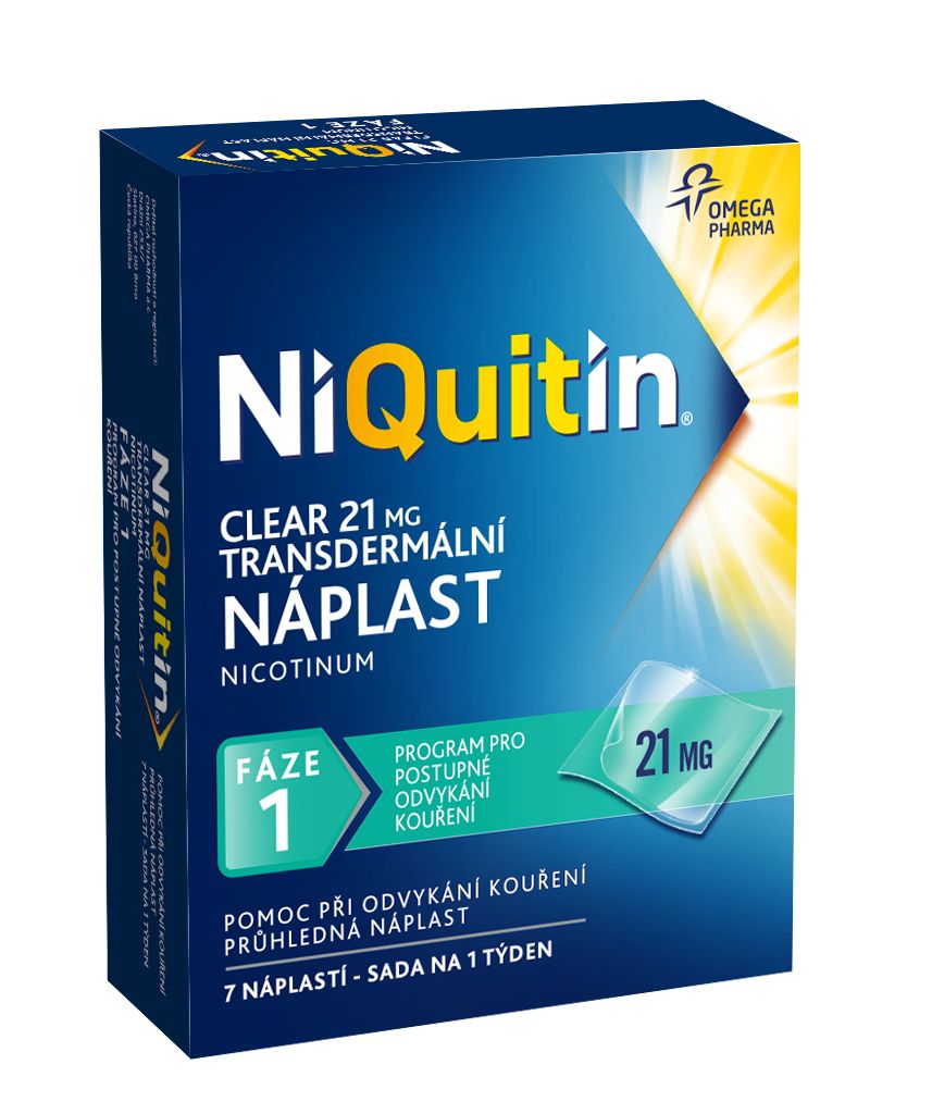 Niquitin Clear 21 mg transdermal patch 7 pcs