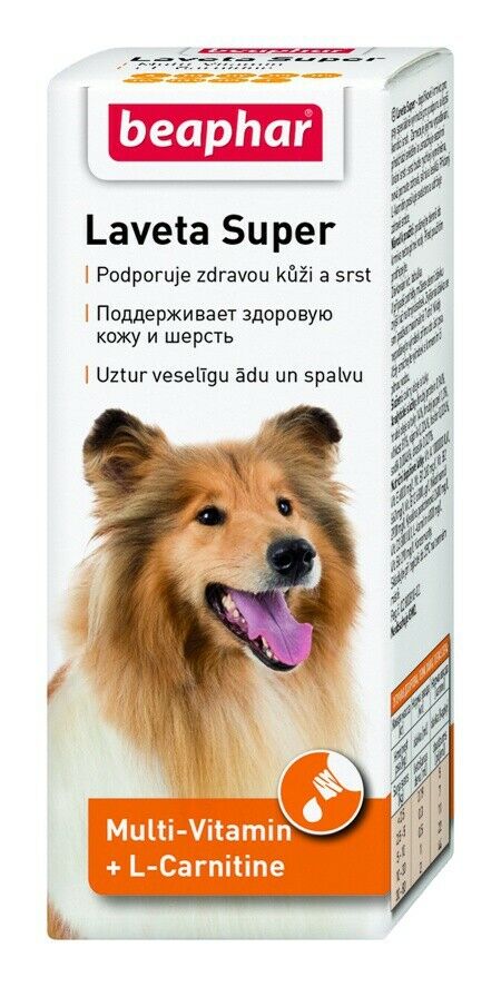 Beaphar Nourishing Coat for Dogs Multi Vitamins L-Carnitine Drops 50 ml