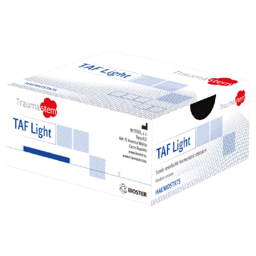 TRAUMASTEM TAF Light Absorbable hemostatic bandage 1.5 x 5 cm 10 pcs