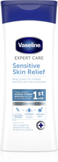 Vaseline Sensitive Skin Relief moisturizing body lotion for dry and itchy skin 400 ml